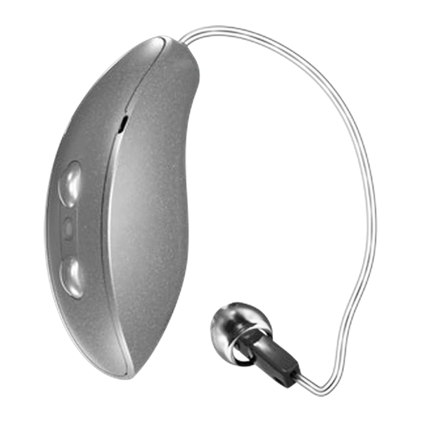 Starkey Omega AI RIC RT, contour rechargeable à bobine d'induction, deux boutons